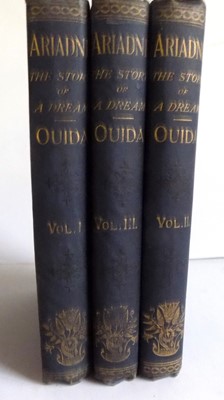 Lot 1395 - OUIDA. "Ariadne, The Story of a Dream." 3 Vols,...