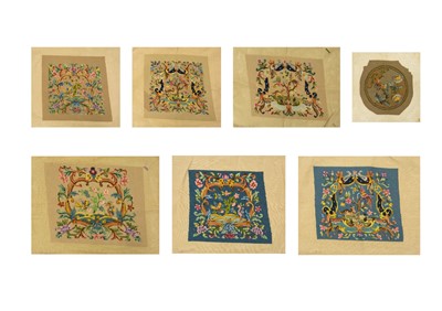 Lot 560 - A collection of needlepoint chair covers.