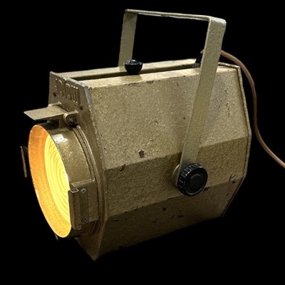 Lot 2 - A retro 1960s Fresnel stage & film lamp in its...