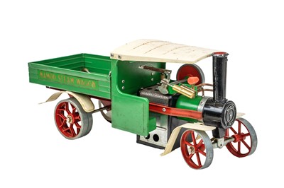 Lot 184 - A Mamod steam wagon.