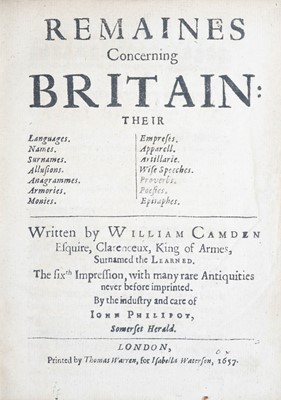Lot 69 - William Camden