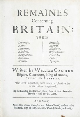 Lot 69 - William Camden