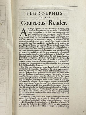 Lot 10 - (Ethiopia) Hiob Ludolf