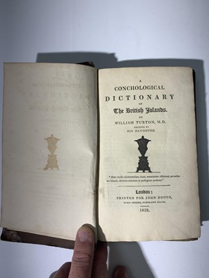 Lot 1420 - WILLIAM TURTON. "A Conchological Dictionary of...