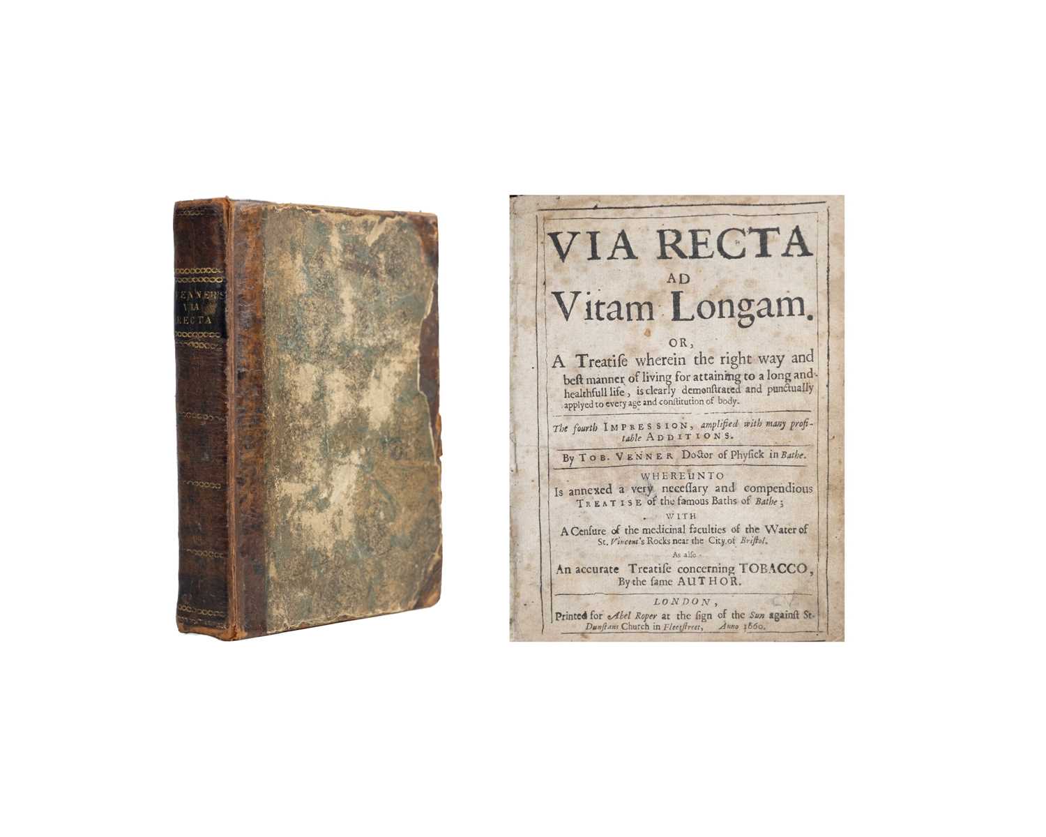 Lot 76 - (Early Tobacco Treatise) Tobias Venner