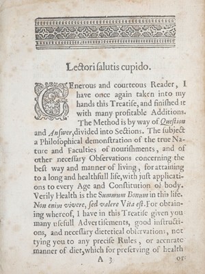 Lot 76 - (Early Tobacco Treatise) Tobias Venner
