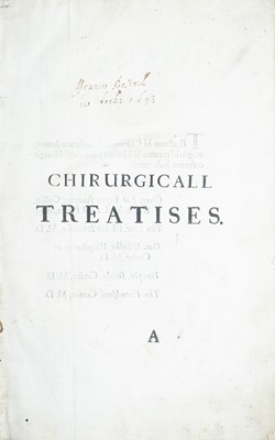 Lot 6 - (Early Medicine)