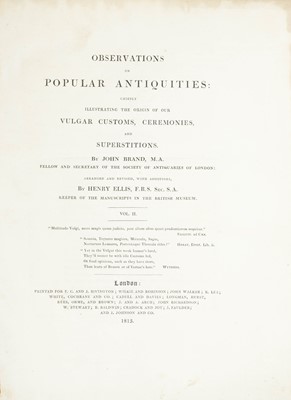 Lot 79 - John Brand and Henry Ellis