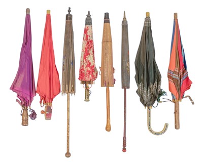 Lot 534 - A collection of parasols.