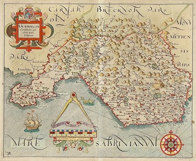 Lot 187 - William Hole after Christopher Saxton