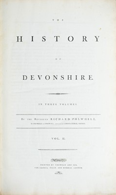 Lot 48 - (Devon) Richard Polwhele