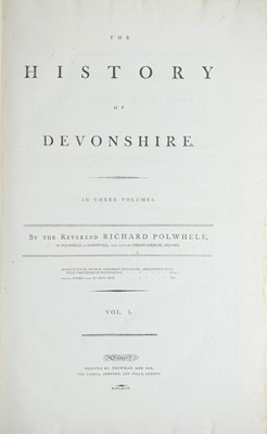 Lot 48 - (Devon) Richard Polwhele