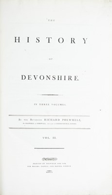 Lot 48 - (Devon) Richard Polwhele