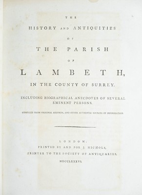 Lot 16 - (Antiquities) John Nichols editor and publisher