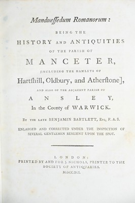 Lot 16 - (Antiquities) John Nichols editor and publisher