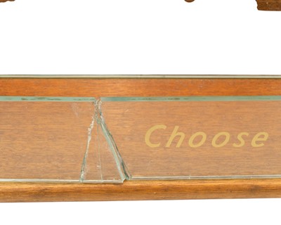 Lot 2 - A Fry's chocolate counter top advertising display shelf.