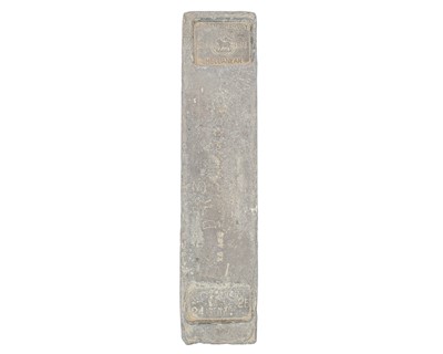 Lot 78 - A Williams, Harvey & Co Ltd Mellanear 56lb tin ingot.