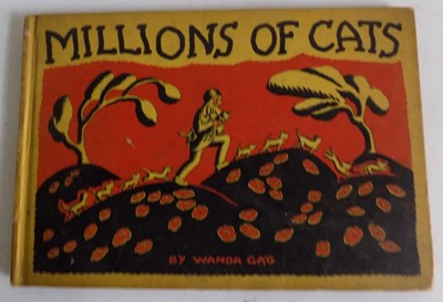 Lot 1445 - WANDA GAG. "Millions of Cats." first edition,...