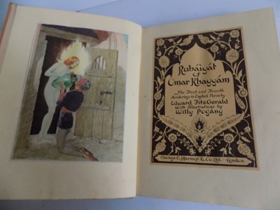 Lot 1447 - WILLY POGANY ILLUSTRATIONS. "Rubaiyat of Omar...