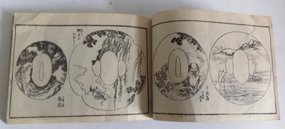 Lot 1458 - JAPANESE WOODBLOCK PRINTED BOOK. pattern book...