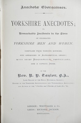 Lot 84 - (Yorkshire)