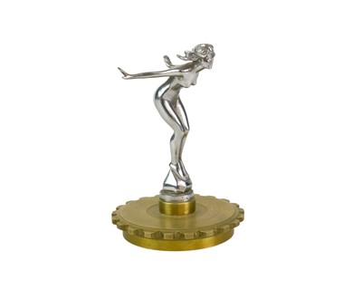 Lot 188 - A chrome Art Deco car mascot 'Speed Nymph' by Augustine & Emile Lejeune.