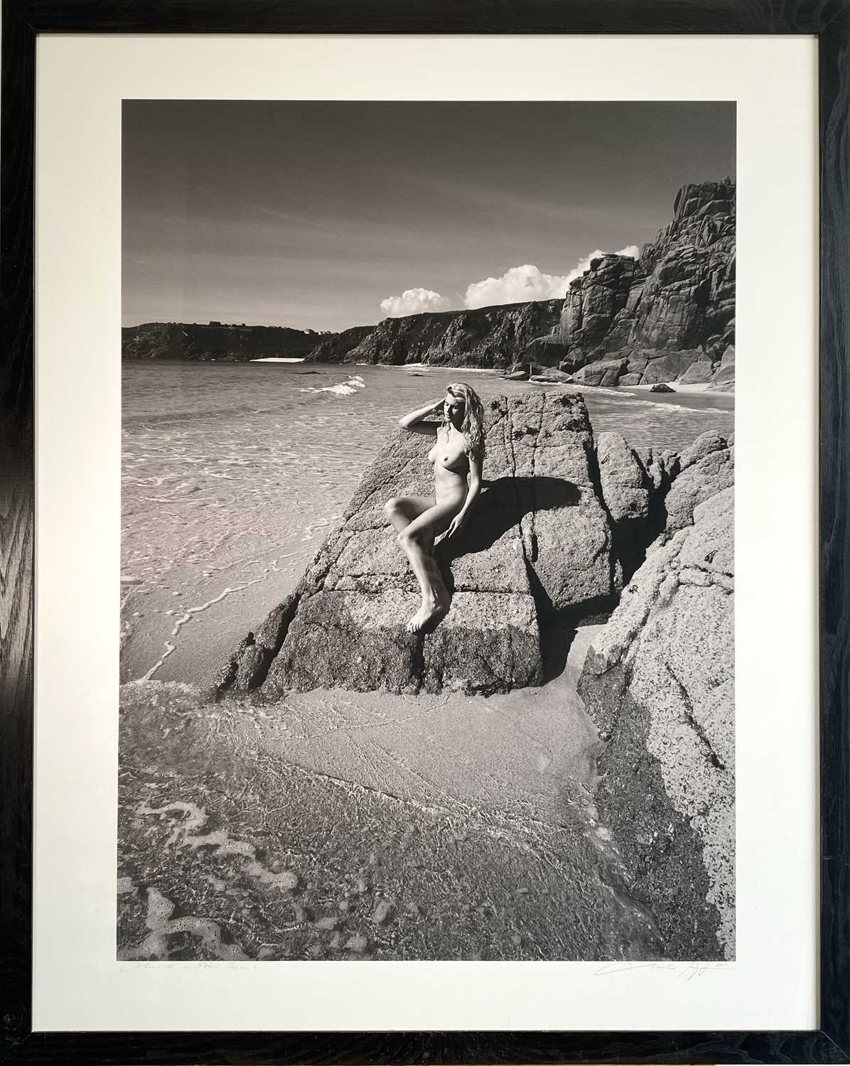 Lot 321 - Charles ROFF Charlotte on Pedn Beach Framed...