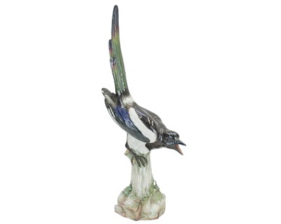Lot 515 - A Meissen figure of a magpie.