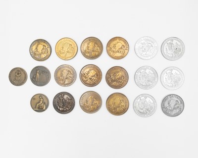 Lot 191 - A collection of bronze and silvered Amateur Gardening and horticultural-related medals.