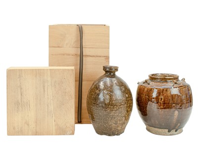 Lot 632 - Two Korean pots.