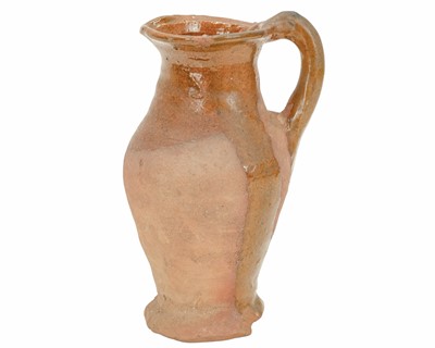 Lot 640 - An English post-medieval redware earthenware jug.
