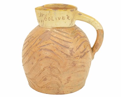 Lot 637 - A West Country documentary jug, probably Barnstaple.
