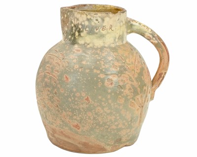 Lot 639 - A West Country documentary cider jug, probably Barnstaple.
