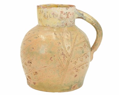 Lot 638 - A West Country documentary jug, probably Barnstaple.