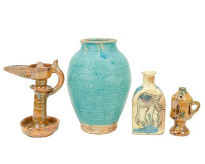 Lot 600 - Persian pottery.