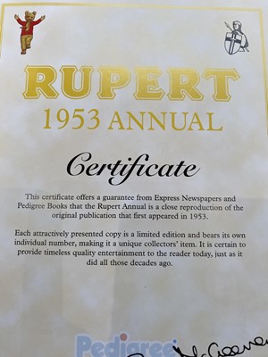 Lot 1382 - RUPERT BEAR. Various annuals including modern...