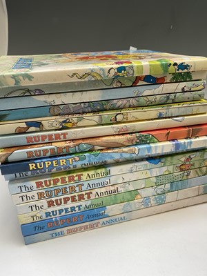 Lot 1382 - RUPERT BEAR. Various annuals including modern...