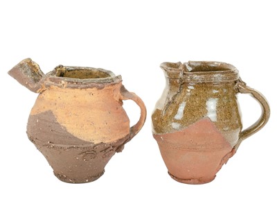 Lot 590 - Peter SMITH (1941-2025), two pottery jugs.
