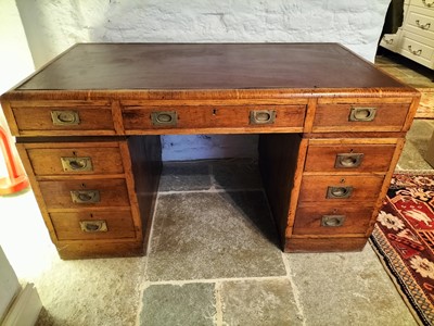 Lot 296 - A 1930s desk