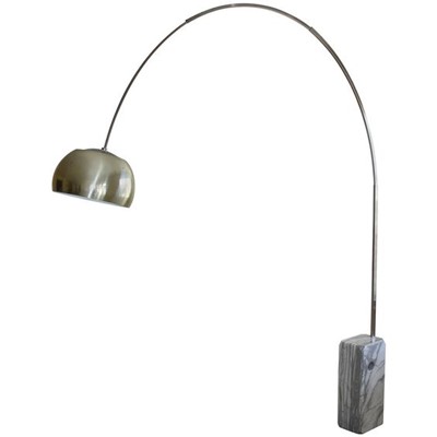 Lot 76 - A contemporary arc floor lamp after a 1962...