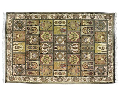 Lot 466 - A Kashan type carpet.