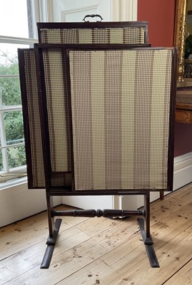 Lot 415 - Nineteenth Century Extending Fire Screen