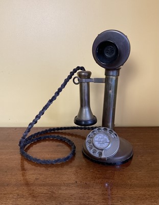 Lot 417 - Early Twentieth Century Candlestick Telephone