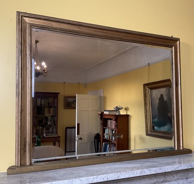 Lot 428 - Gilt-framed Overmantle