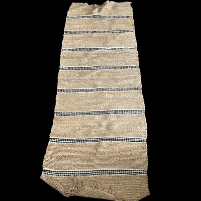 Lot 104 - Jute and cotton runner by Abigale Ahern,...