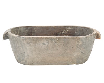 Lot 117 - A hardwood dug out trough or planter.