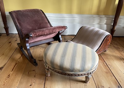 Lot 453 - Gillow’s Footstool and two others