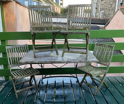 Lot 329 - Garden Table and Chairs