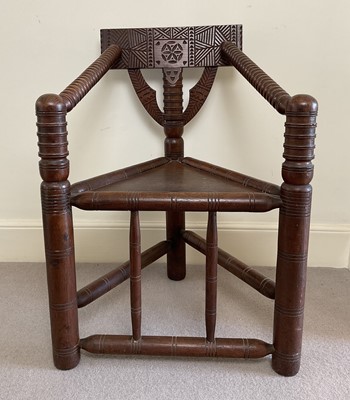 Lot 454 - Oak Turner’s Chair by William Wheeler Arncroach
