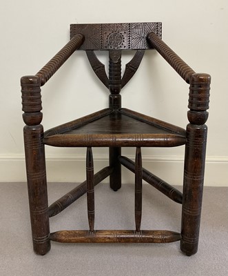 Lot 455 - Oak Turner’s Chair